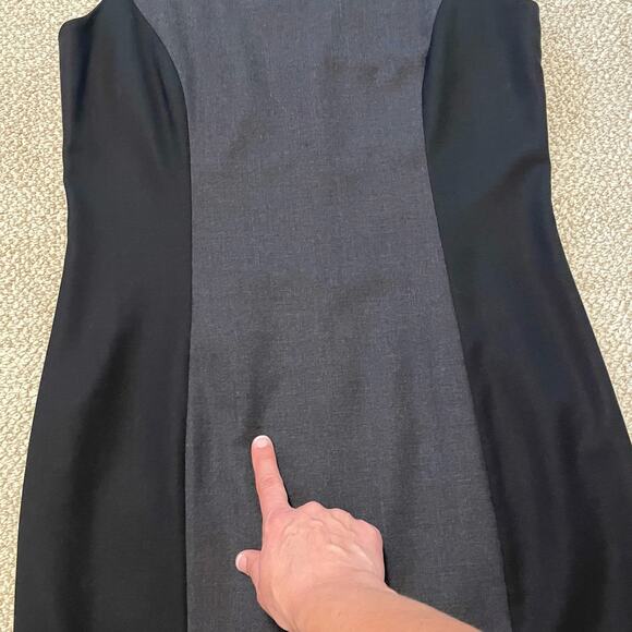 rag & bone Sheath Wool Suit Dress two Tone Color Block Professional Lined sz 10 - Picture 14 of 15